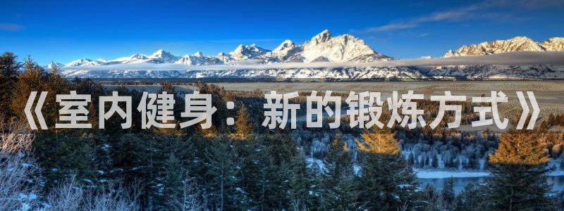 海南vsport体育官网下载：《室内健身：新的锻炼方